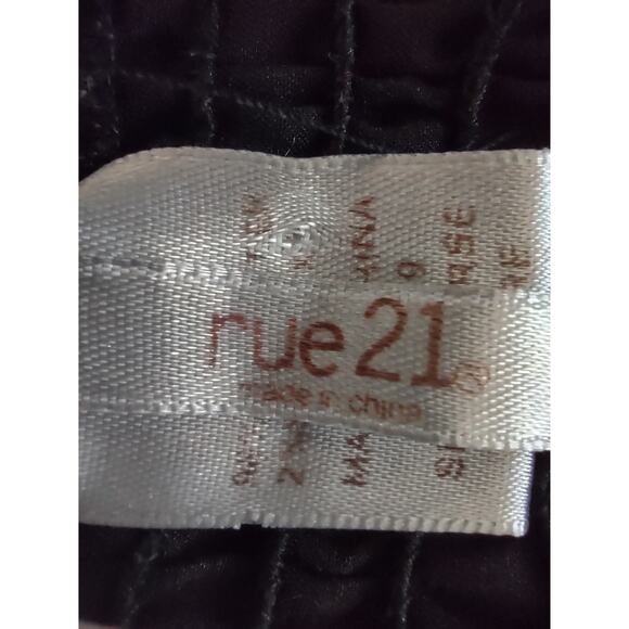 RUE21 Women's Midi Dress Medium Polyester Spandex Paisley Colorful - Picture 3 of 4